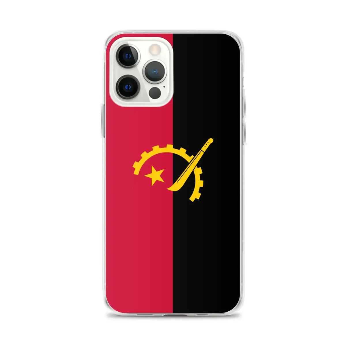 Coque iphone drapeau angola souple résistante antichoc