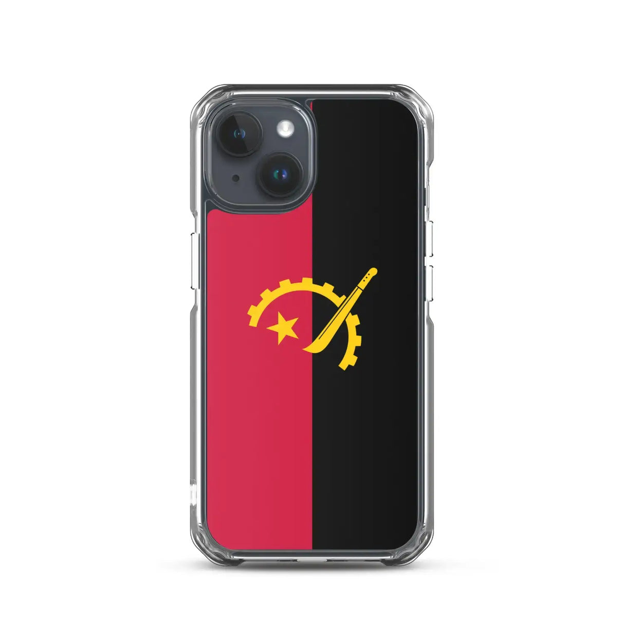 Coque iphone drapeau angola souple résistante antichoc