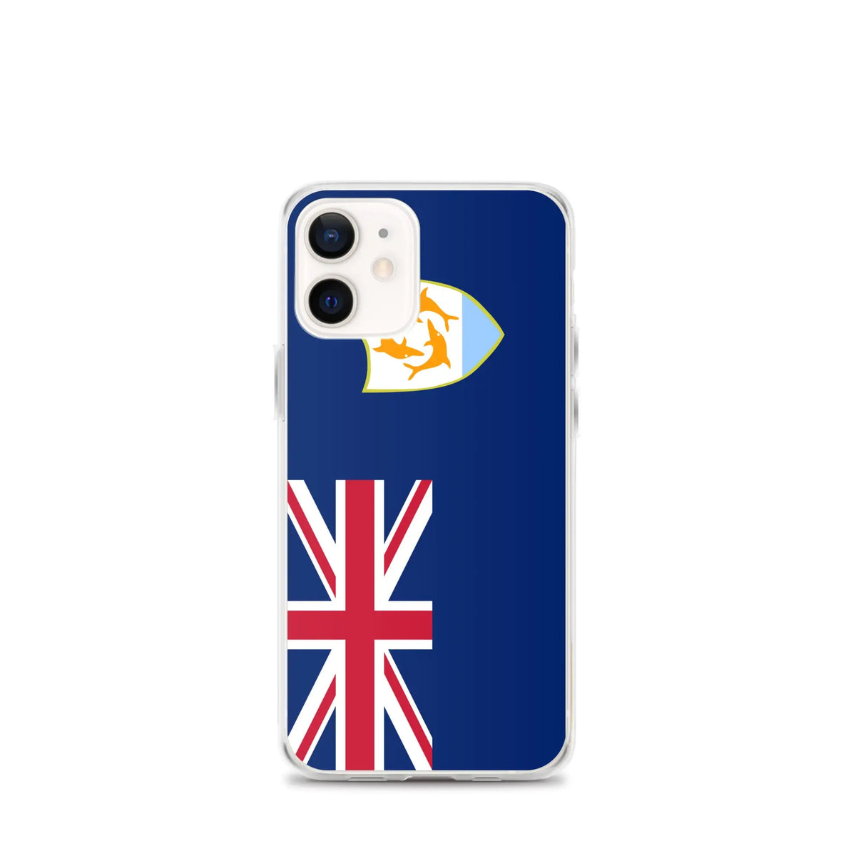 Coque iphone drapeau anguilla souple antichoc transparente