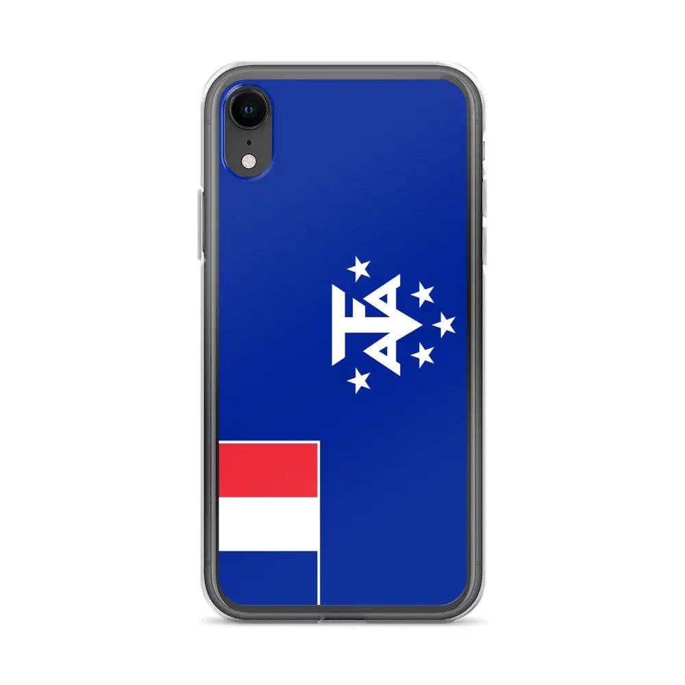 Coque iphone drapeau antarctique française souple antichoc