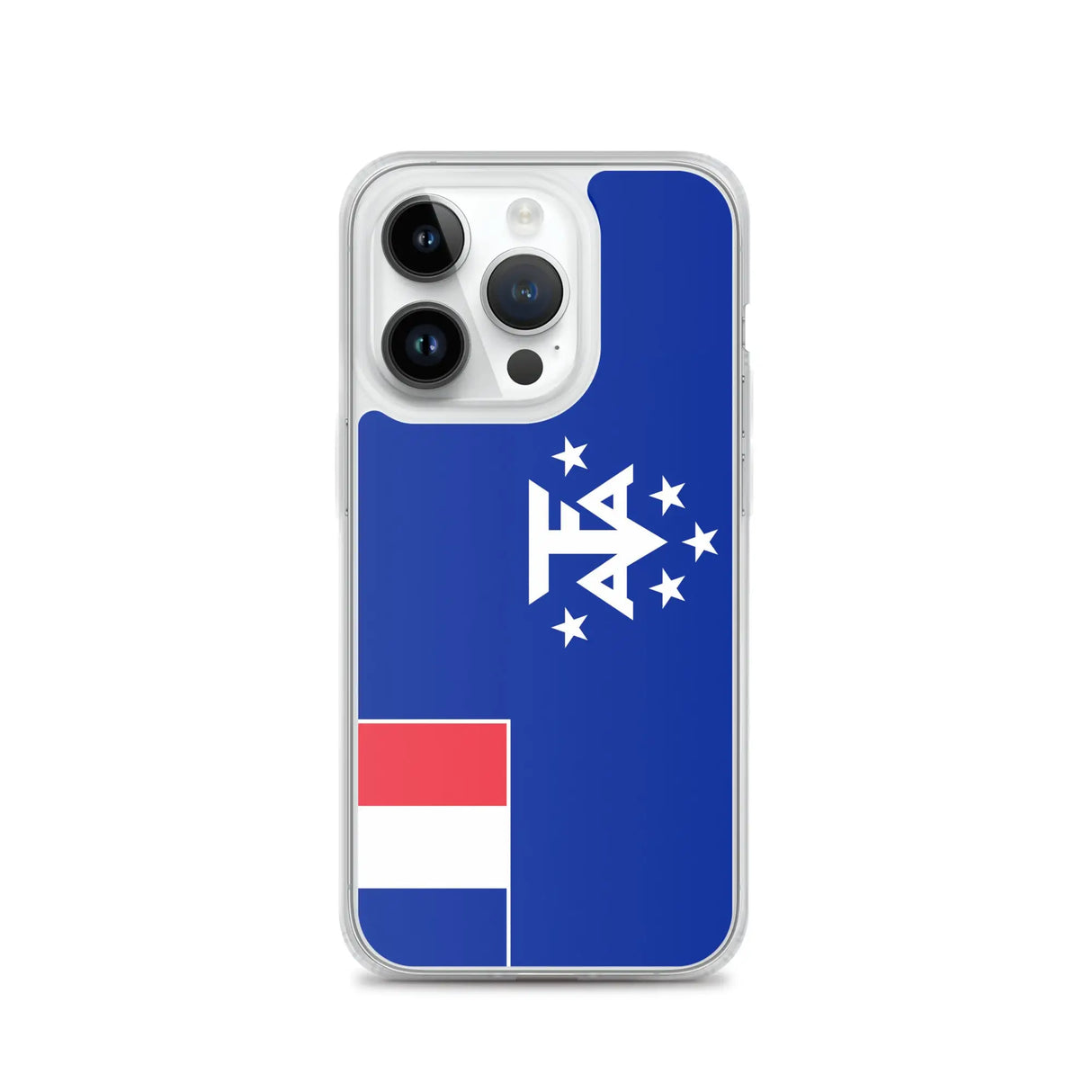 Coque iphone drapeau antarctique française souple antichoc