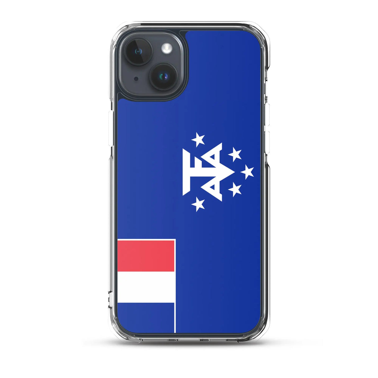 Coque iphone drapeau antarctique française souple antichoc