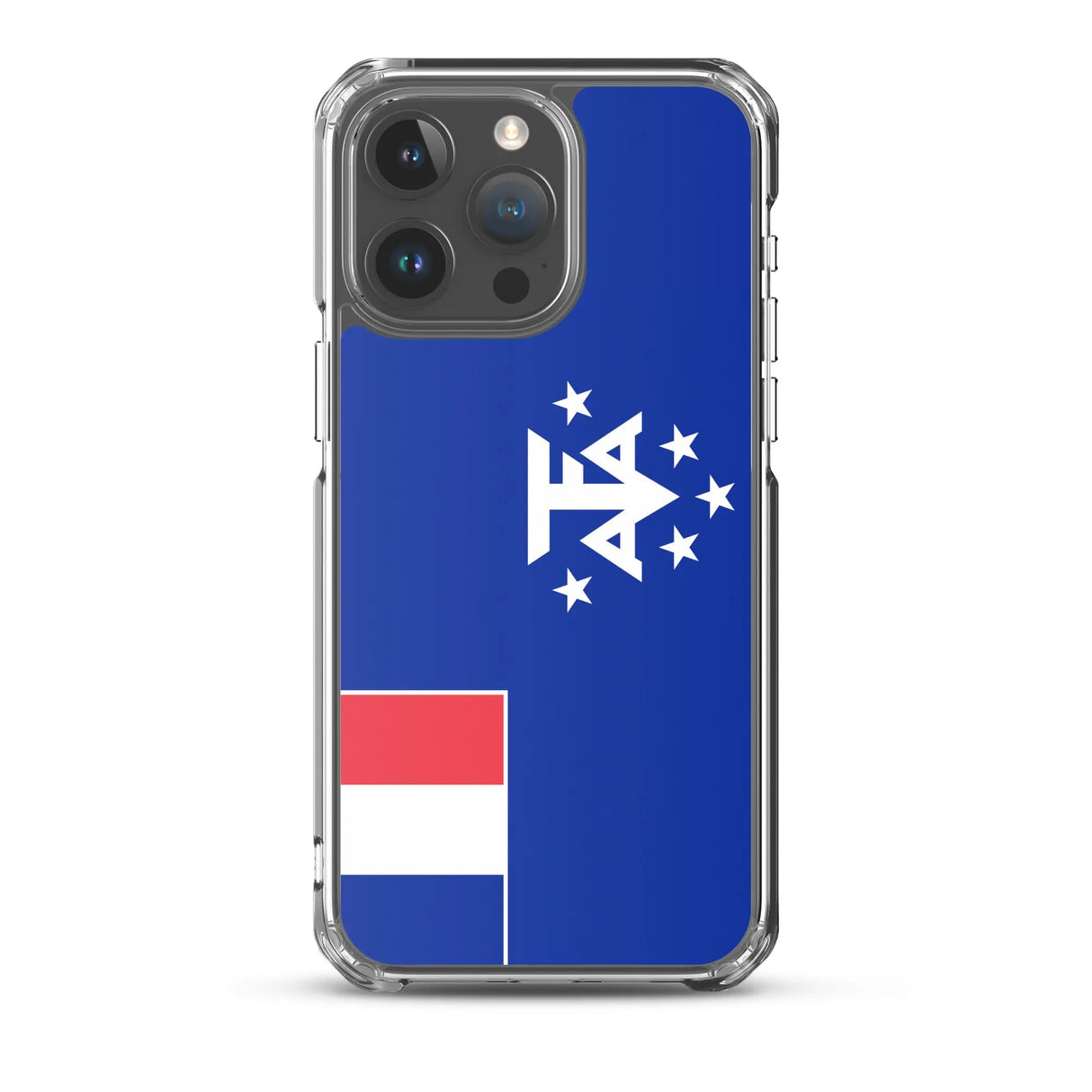Coque iphone drapeau antarctique française souple antichoc