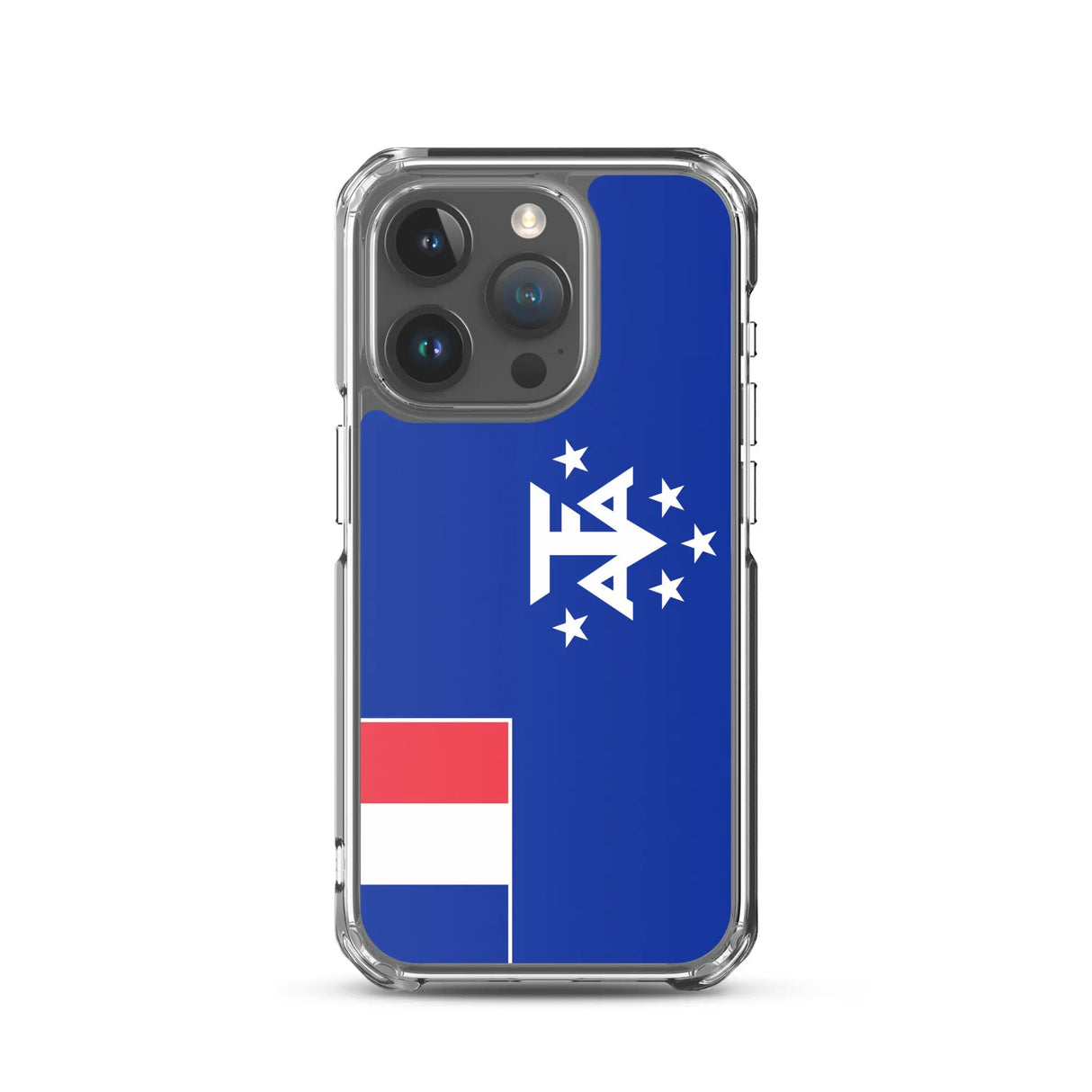 Coque iphone drapeau antarctique française souple antichoc