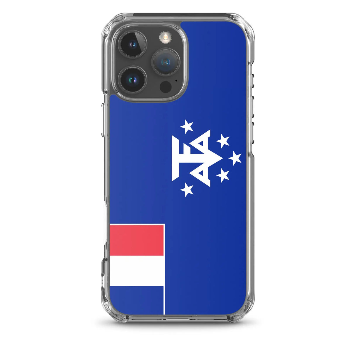 Coque iphone drapeau antarctique française souple antichoc