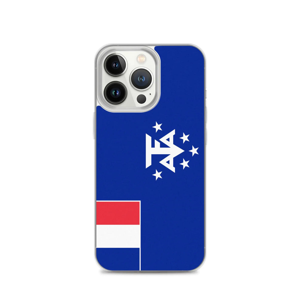 Coque iphone drapeau antarctique française souple antichoc