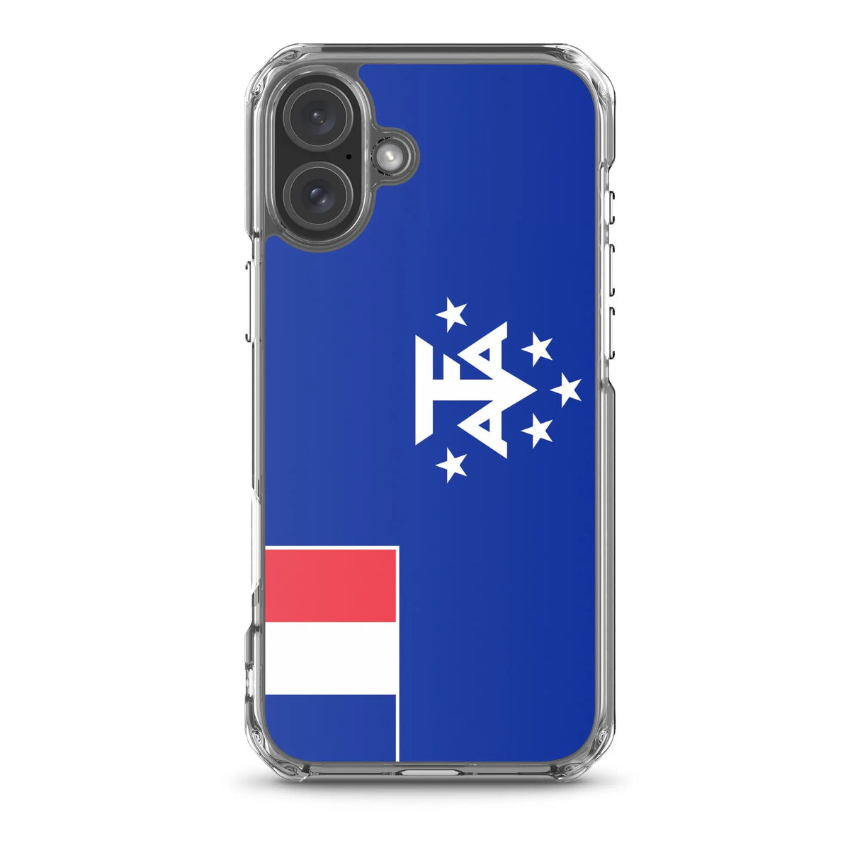 Coque iphone drapeau antarctique française souple antichoc