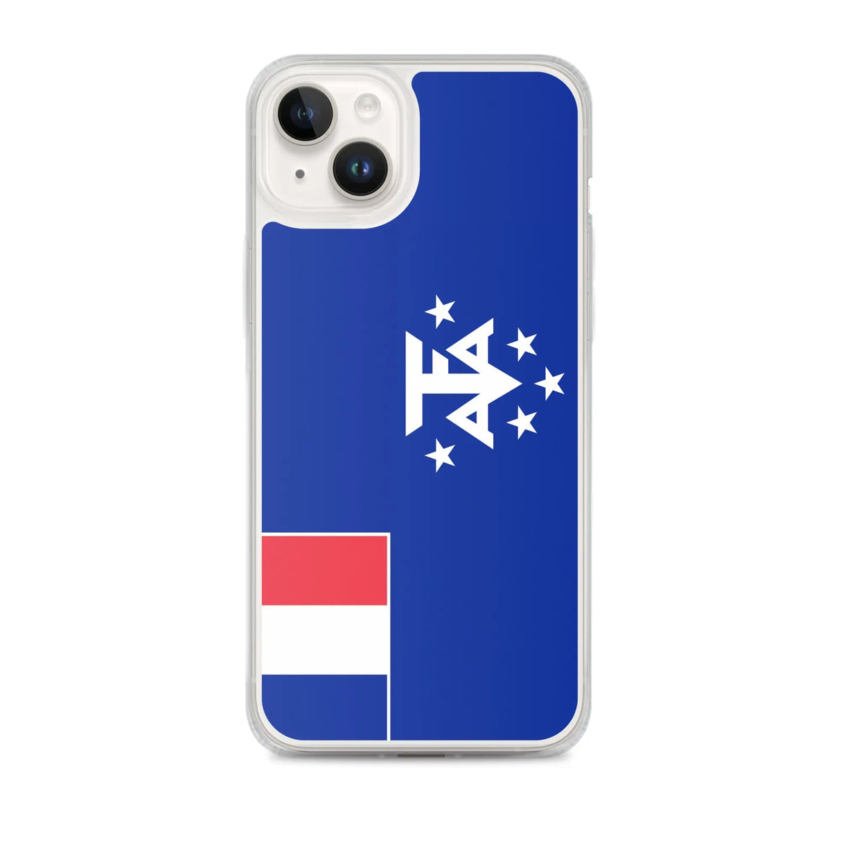 Coque iphone drapeau antarctique française souple antichoc