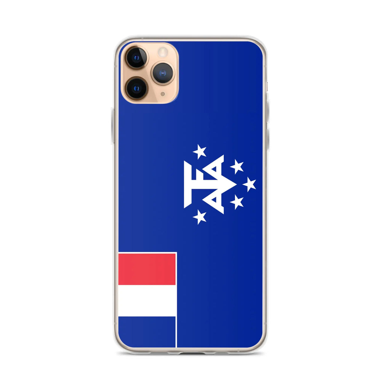 Coque iphone drapeau antarctique française souple antichoc