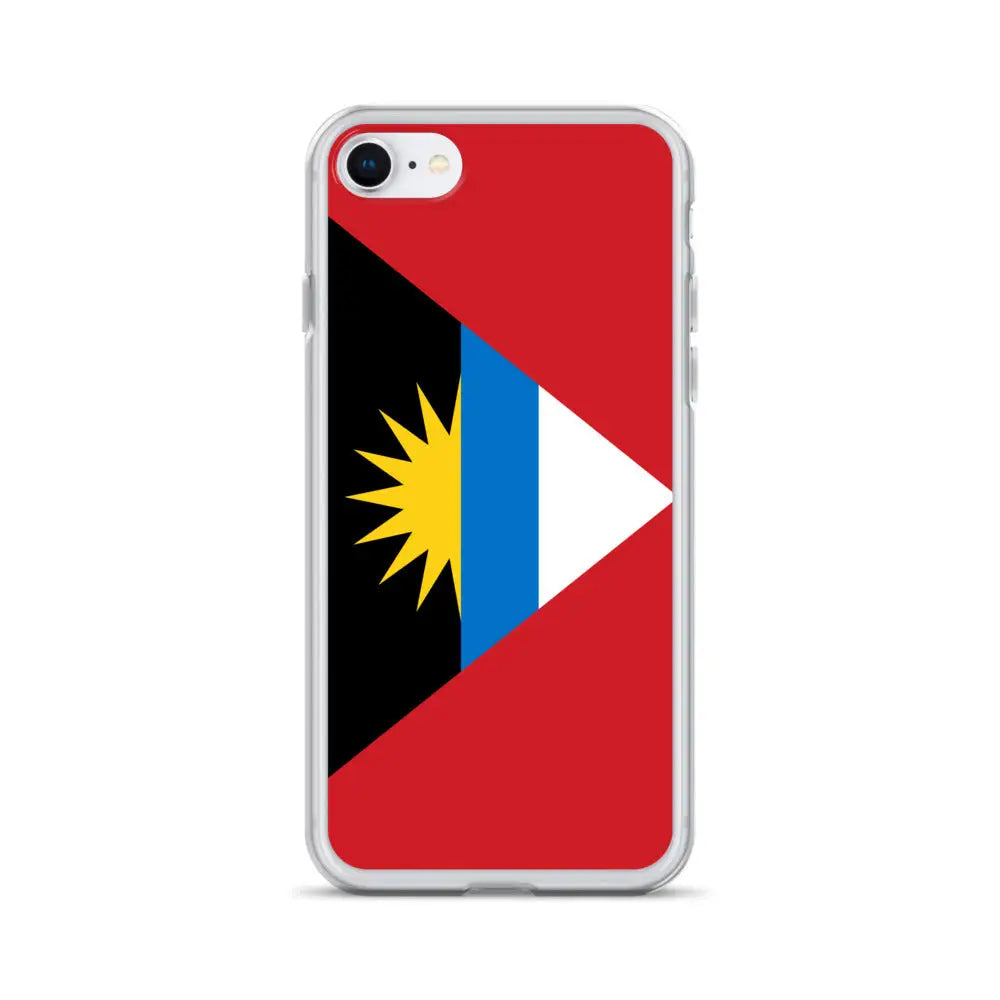 Coque iphone drapeau antigua-et-barbuda souple antichoc