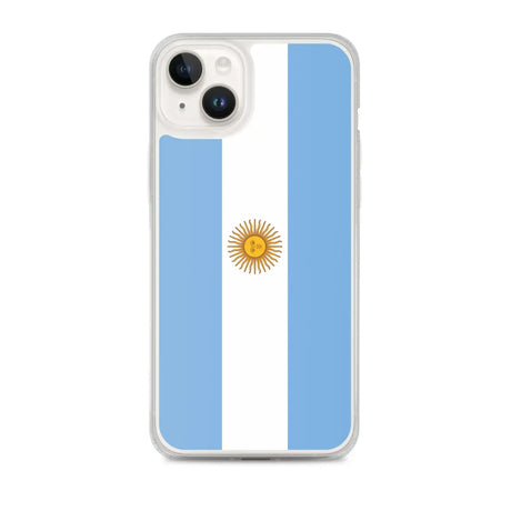 Coque iphone drapeau argentine souple antichoc transparente