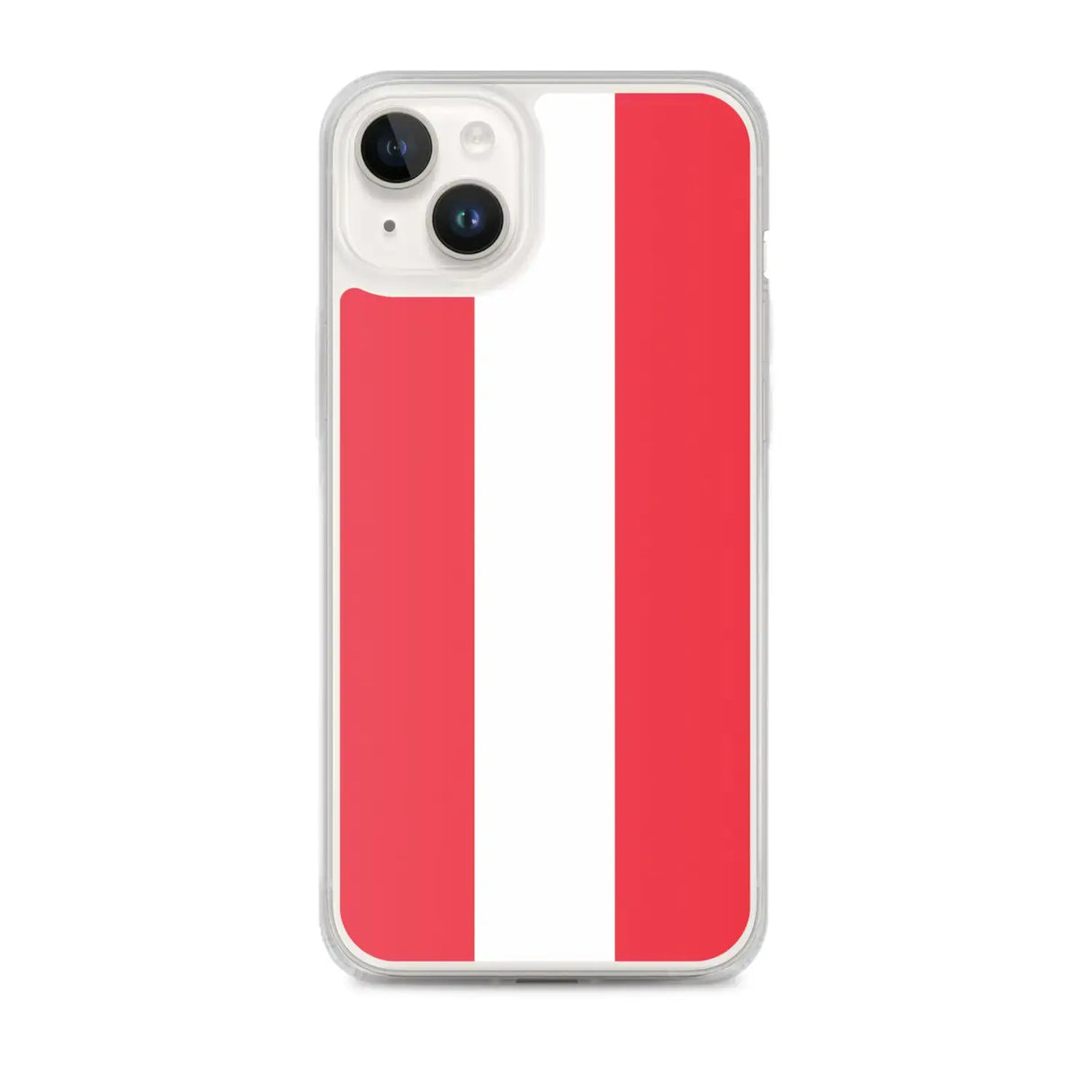 Coque iphone drapeau autriche souple antichoc transparente