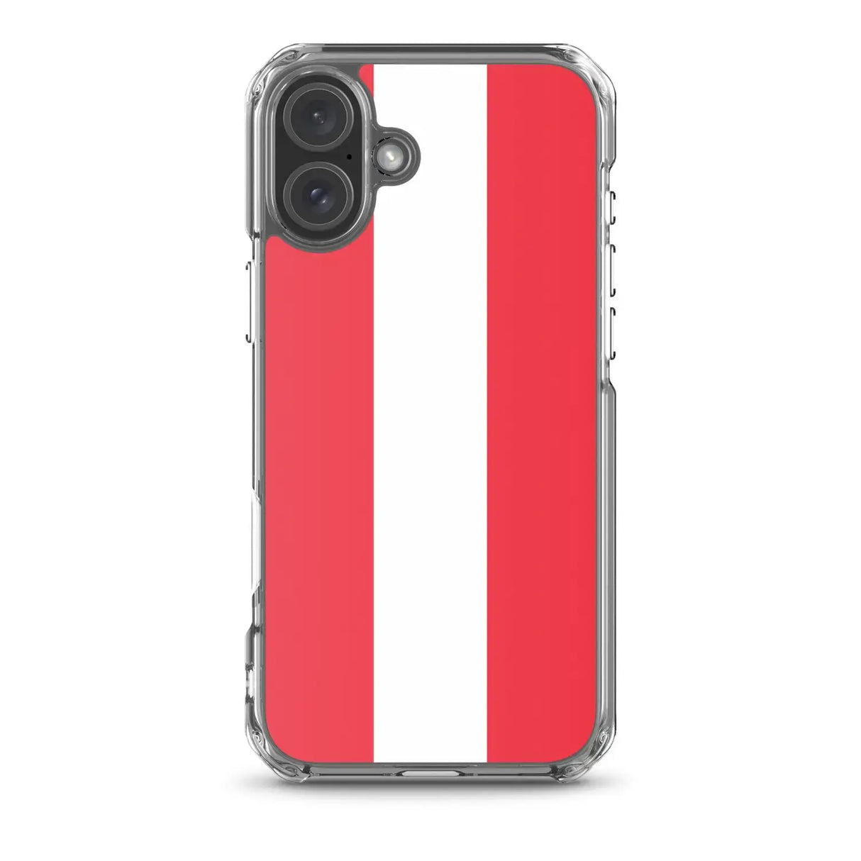 Coque iphone drapeau autriche souple antichoc transparente