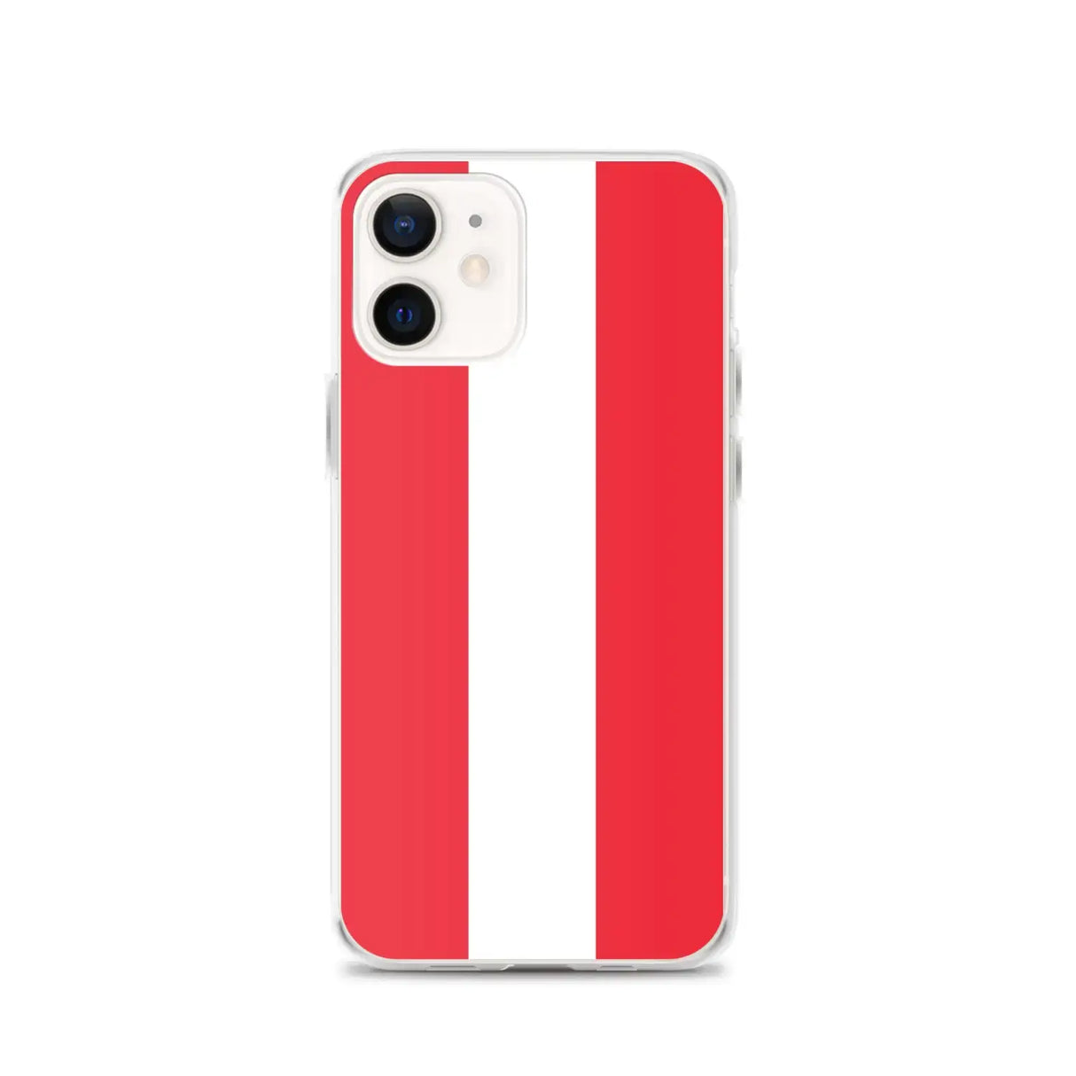 Coque iphone drapeau autriche souple antichoc transparente