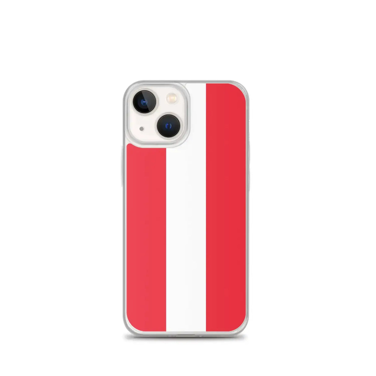 Coque iphone drapeau autriche souple antichoc transparente