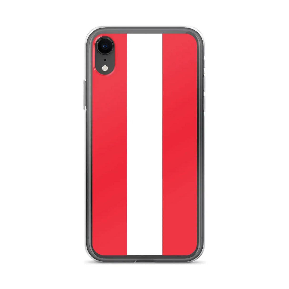 Coque iphone drapeau autriche souple antichoc transparente
