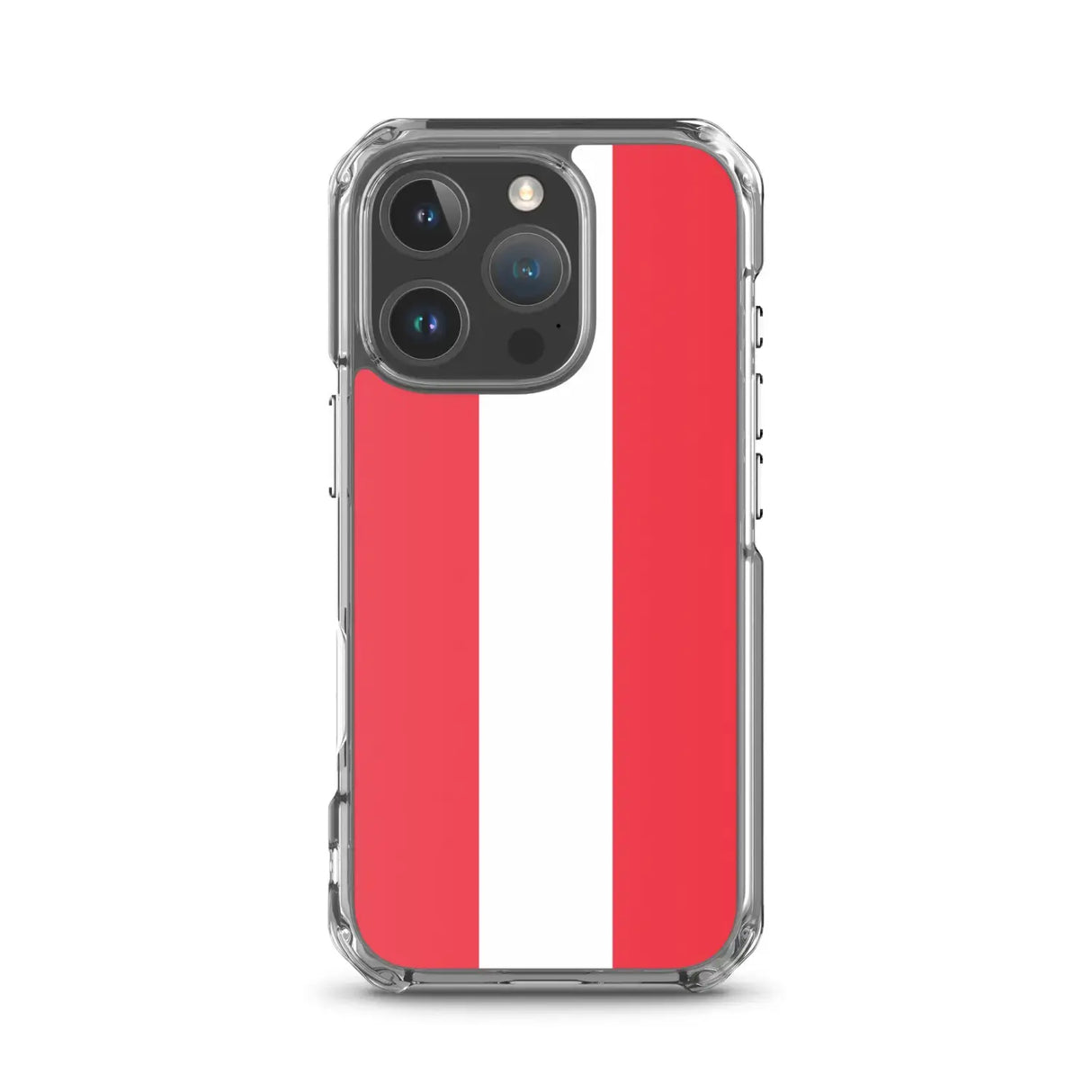 Coque iphone drapeau autriche souple antichoc transparente