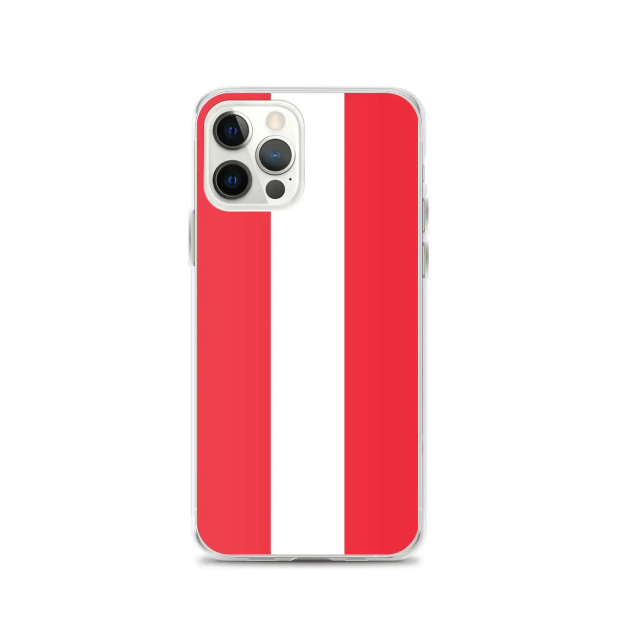 Coque iphone drapeau autriche souple antichoc transparente