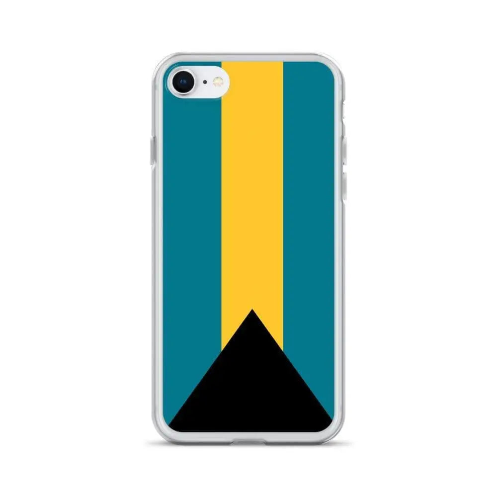 Coque iphone drapeau bahamas souple antichoc transparente