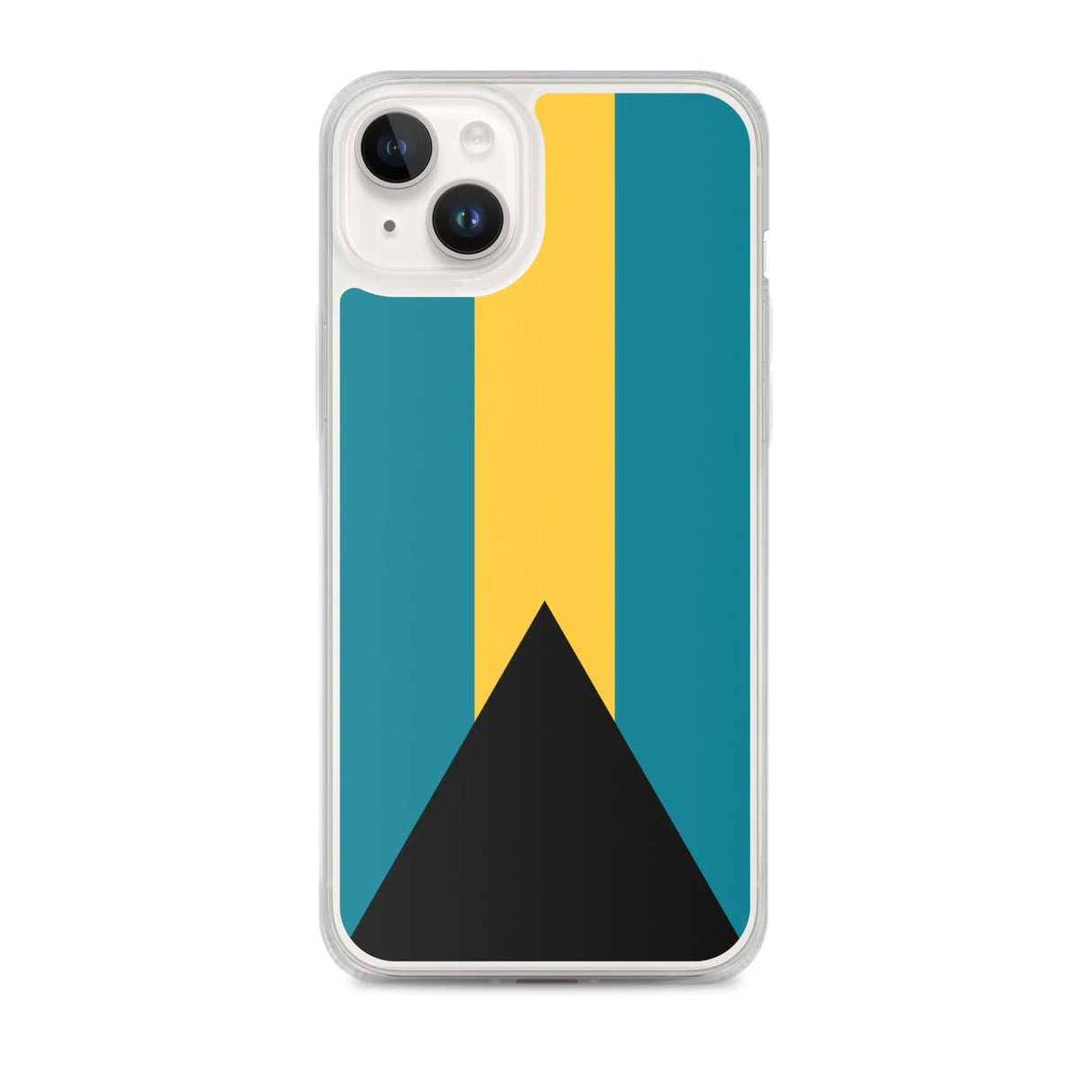 Coque iphone drapeau bahamas souple antichoc transparente
