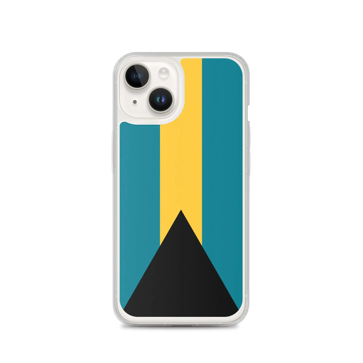 Coque iphone drapeau bahamas souple antichoc transparente