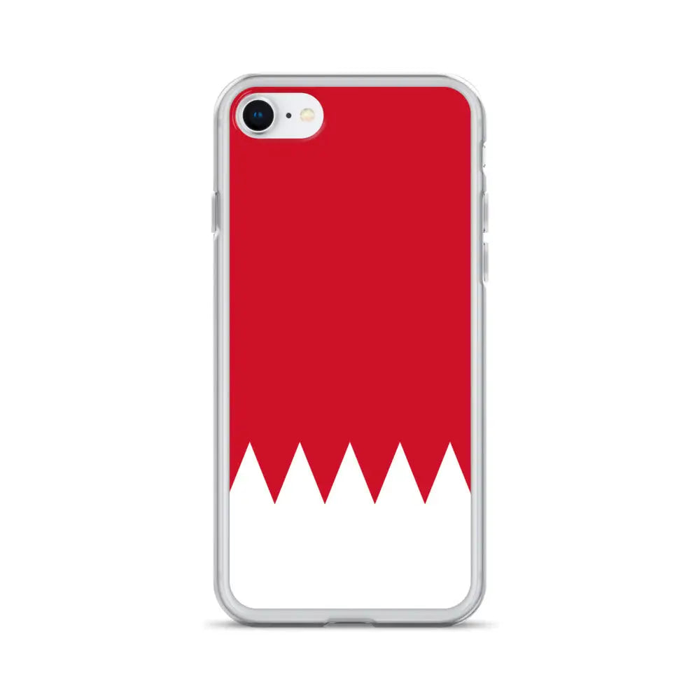 Coque iphone drapeau bahreïn souple antichoc transparente
