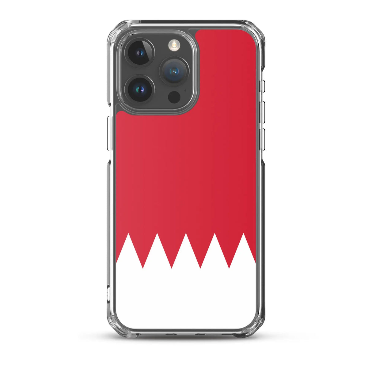Coque iphone drapeau bahreïn souple antichoc transparente