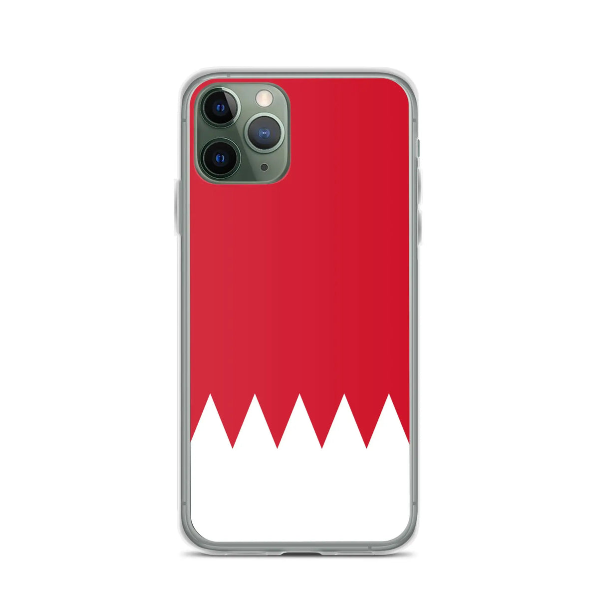 Coque iphone drapeau bahreïn souple antichoc transparente