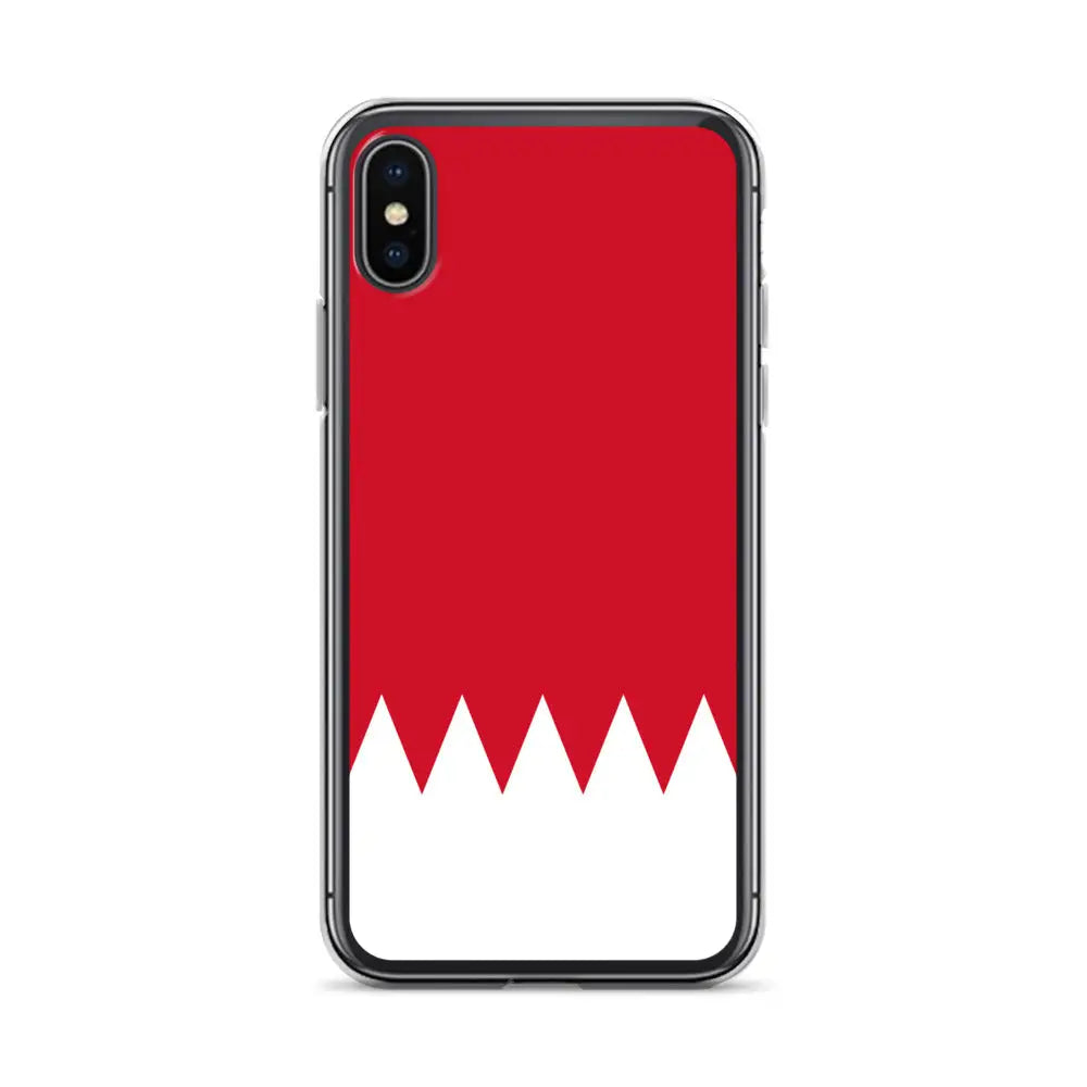 Coque iphone drapeau bahreïn souple antichoc transparente