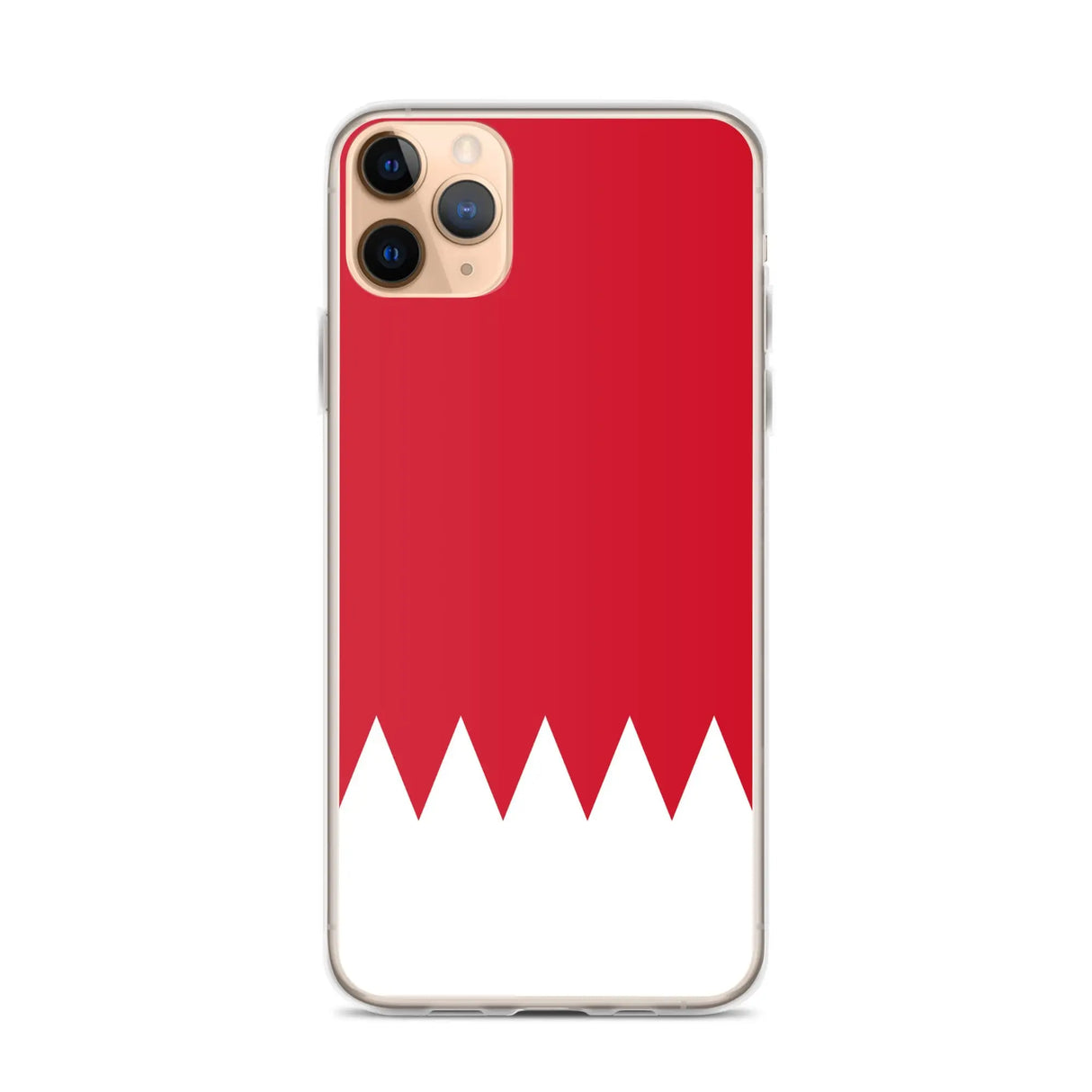 Coque iphone drapeau bahreïn souple antichoc transparente