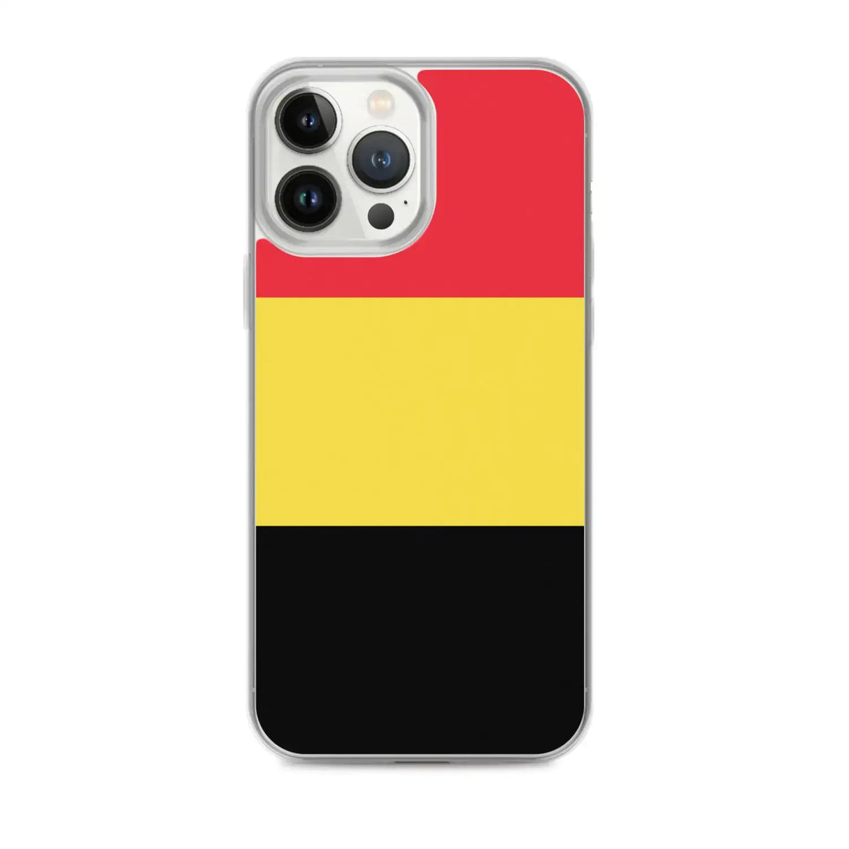 Coque iphone drapeau belgique souple résistante antichoc