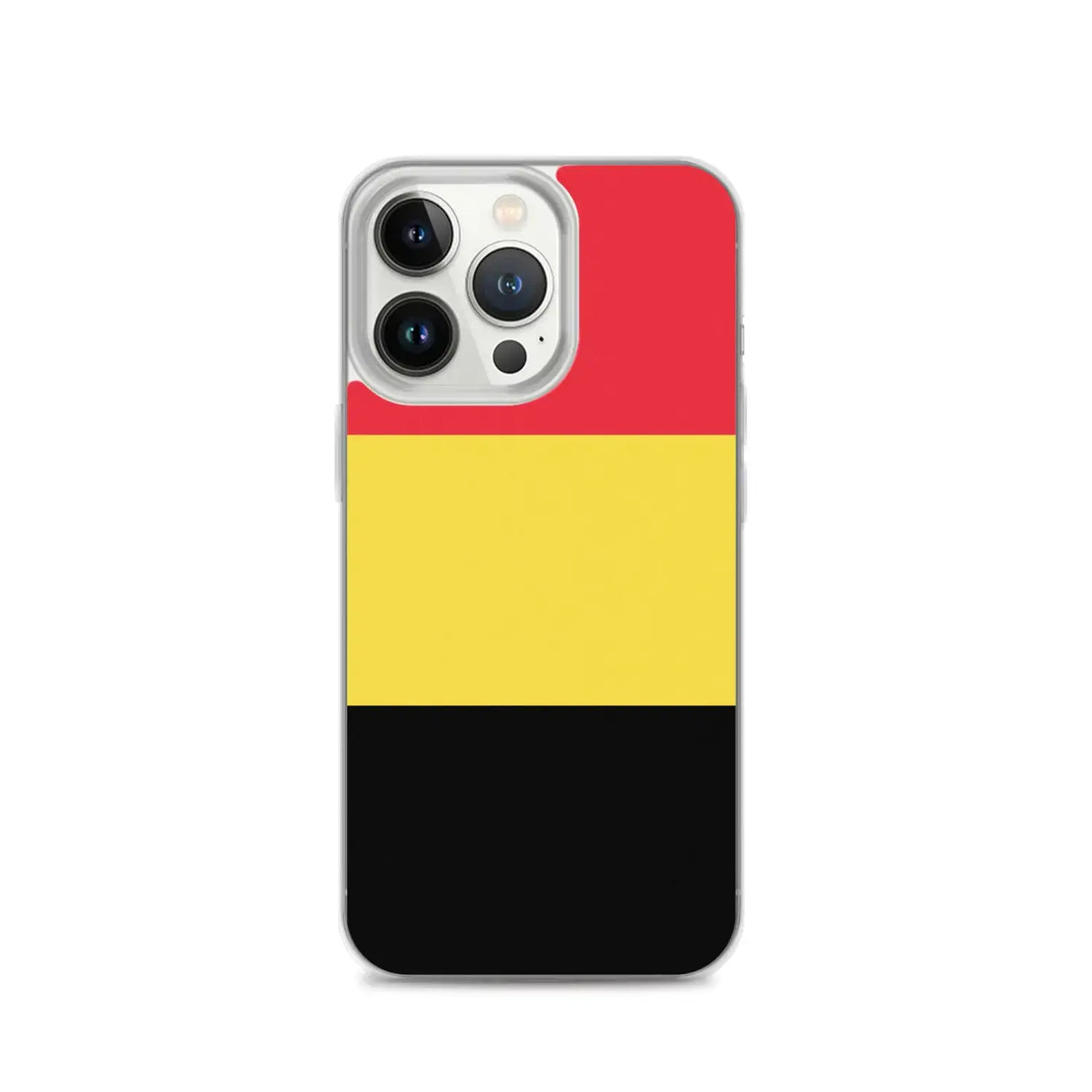 Coque iphone drapeau belgique souple résistante antichoc