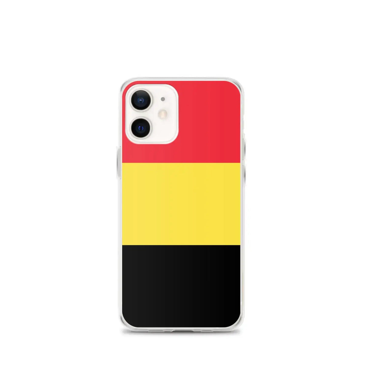Coque iphone drapeau belgique souple résistante antichoc