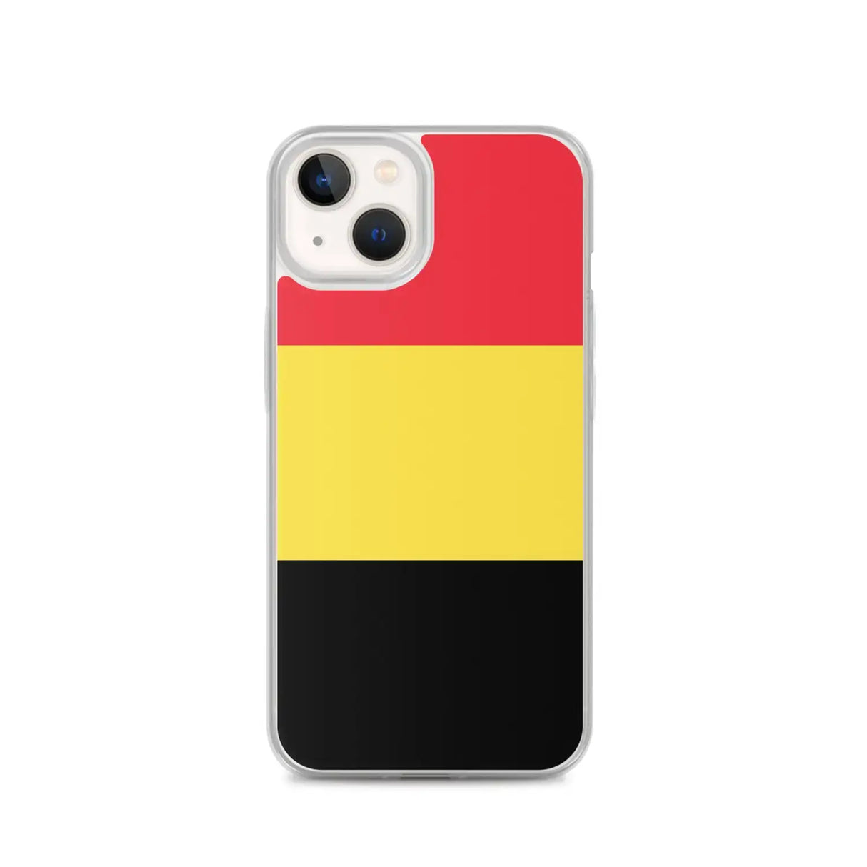 Coque iphone drapeau belgique souple résistante antichoc