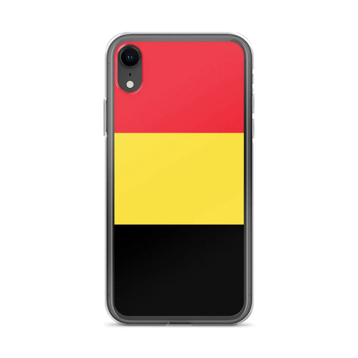 Coque iphone drapeau belgique souple résistante antichoc