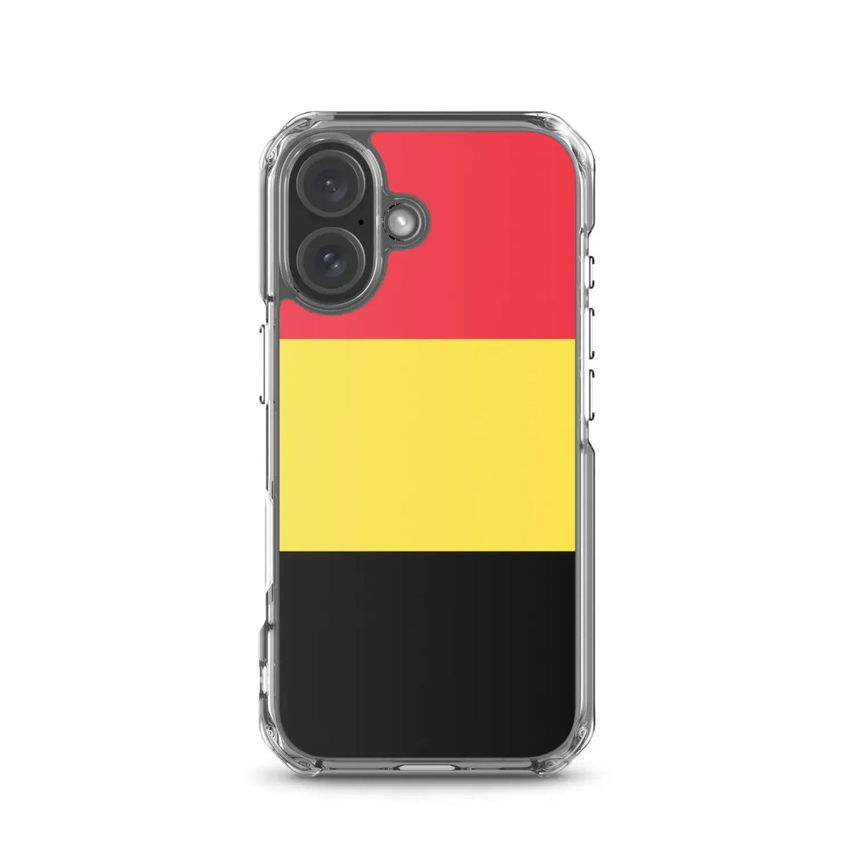 Coque iphone drapeau belgique souple résistante antichoc