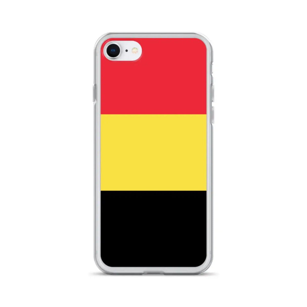 Coque iphone drapeau belgique souple résistante antichoc