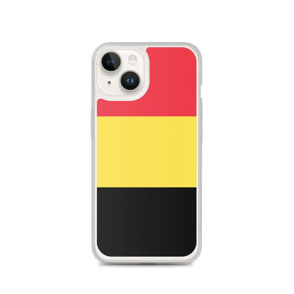 Coque iphone drapeau belgique souple résistante antichoc