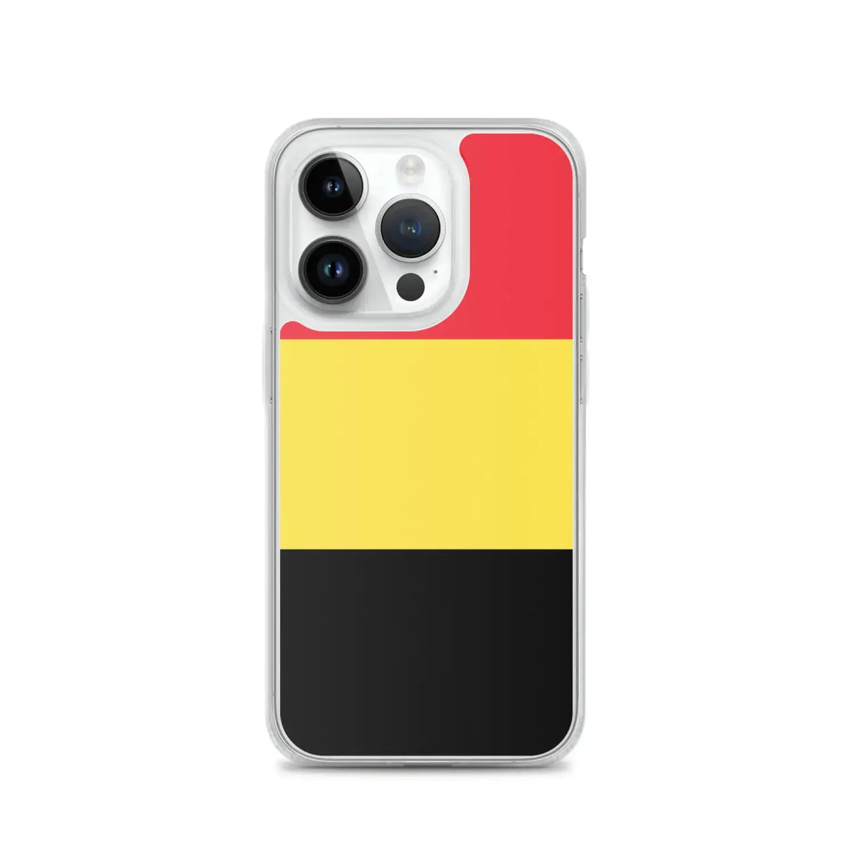 Coque iphone drapeau belgique souple résistante antichoc