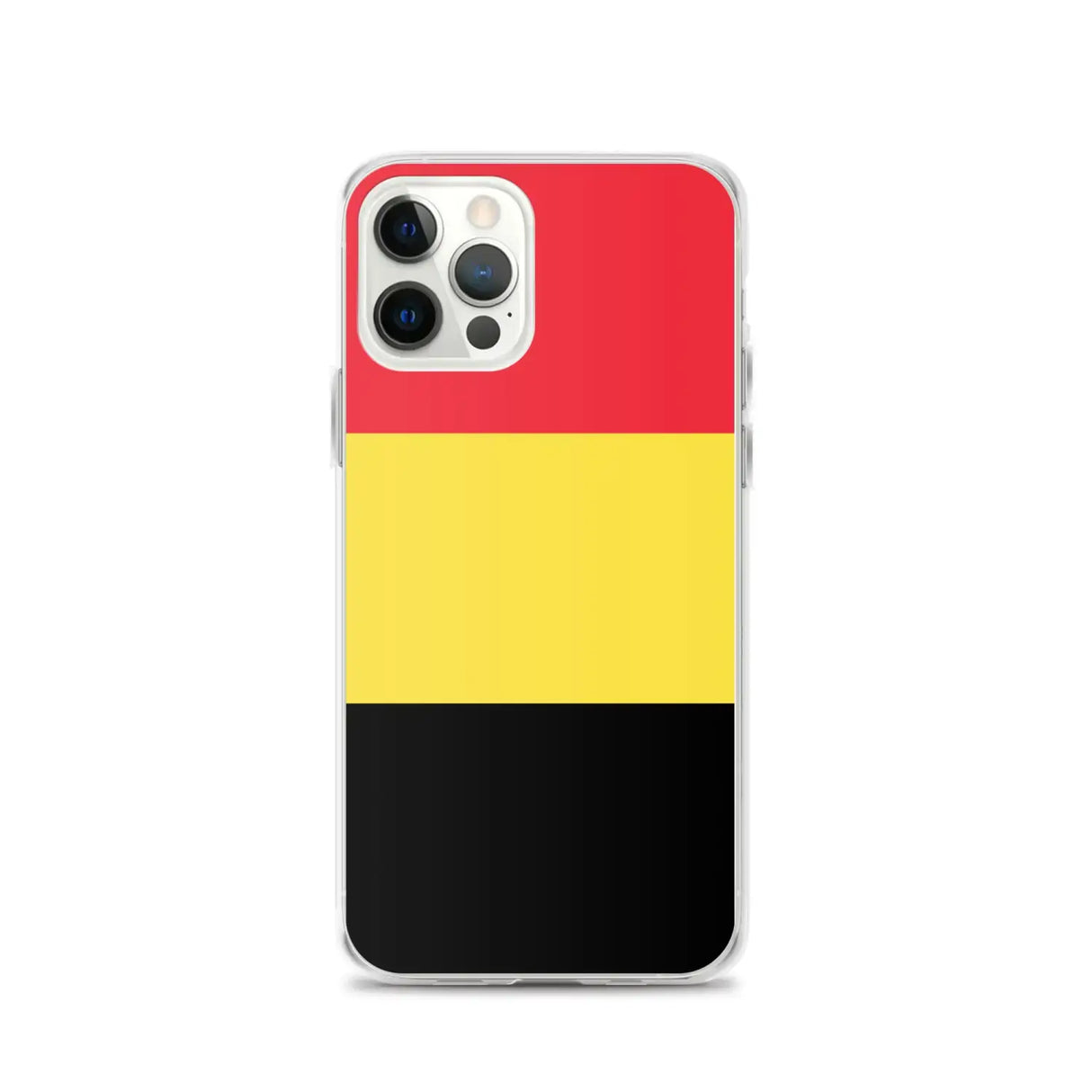 Coque iphone drapeau belgique souple résistante antichoc
