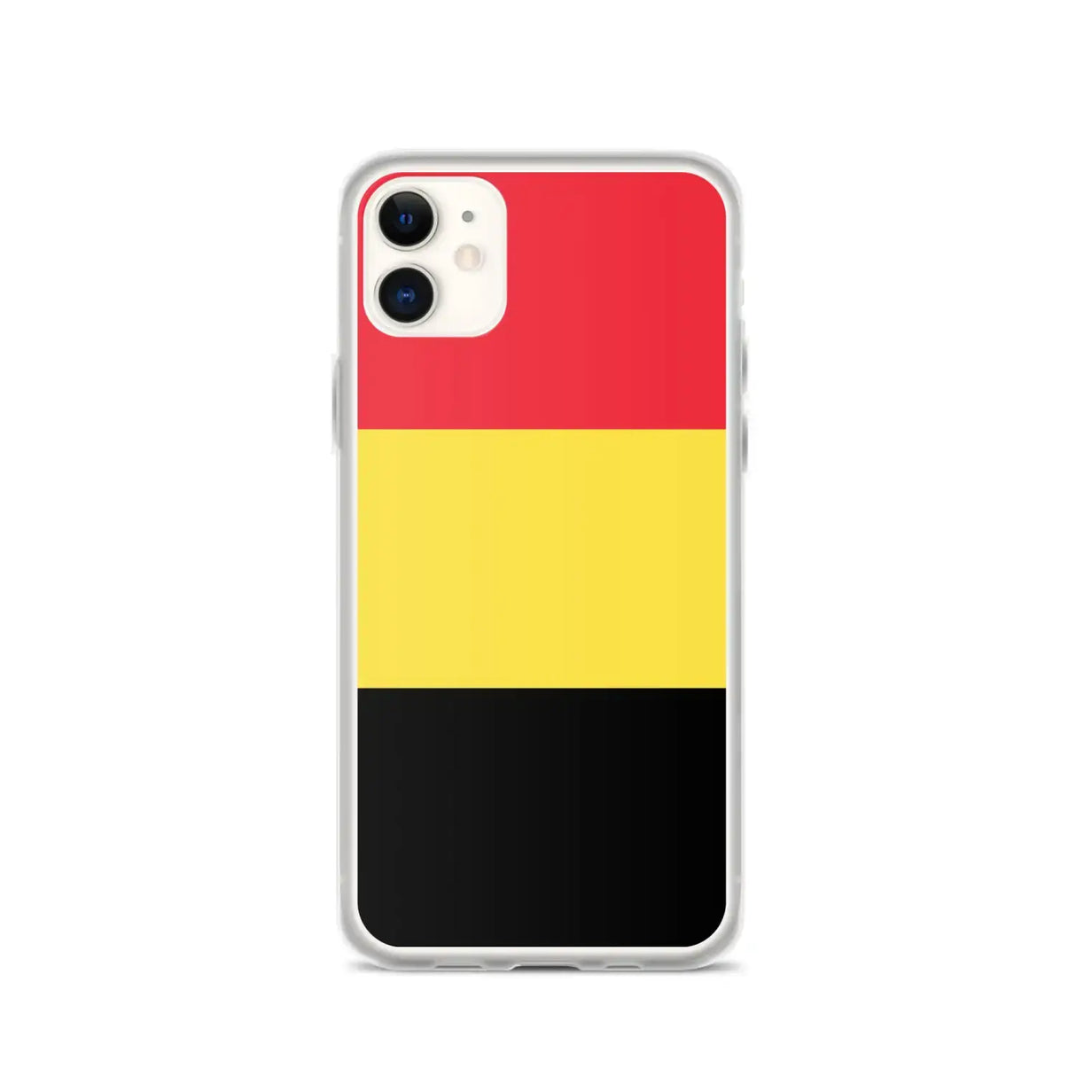 Coque iphone drapeau belgique souple résistante antichoc
