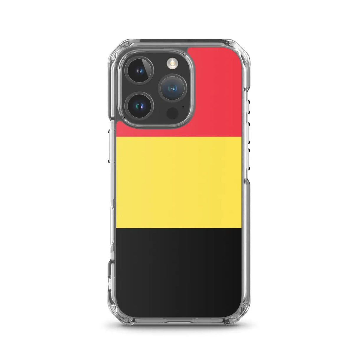 Coque iphone drapeau belgique souple résistante antichoc