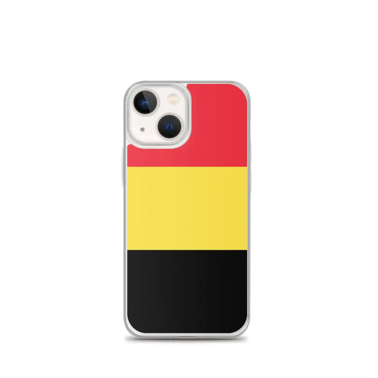 Coque iphone drapeau belgique souple résistante antichoc