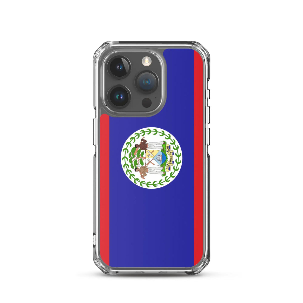 Coque iphone drapeau belize souple résistante antichoc