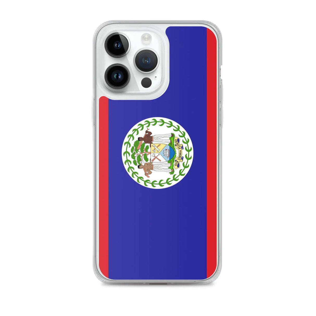 Coque iphone drapeau belize souple résistante antichoc