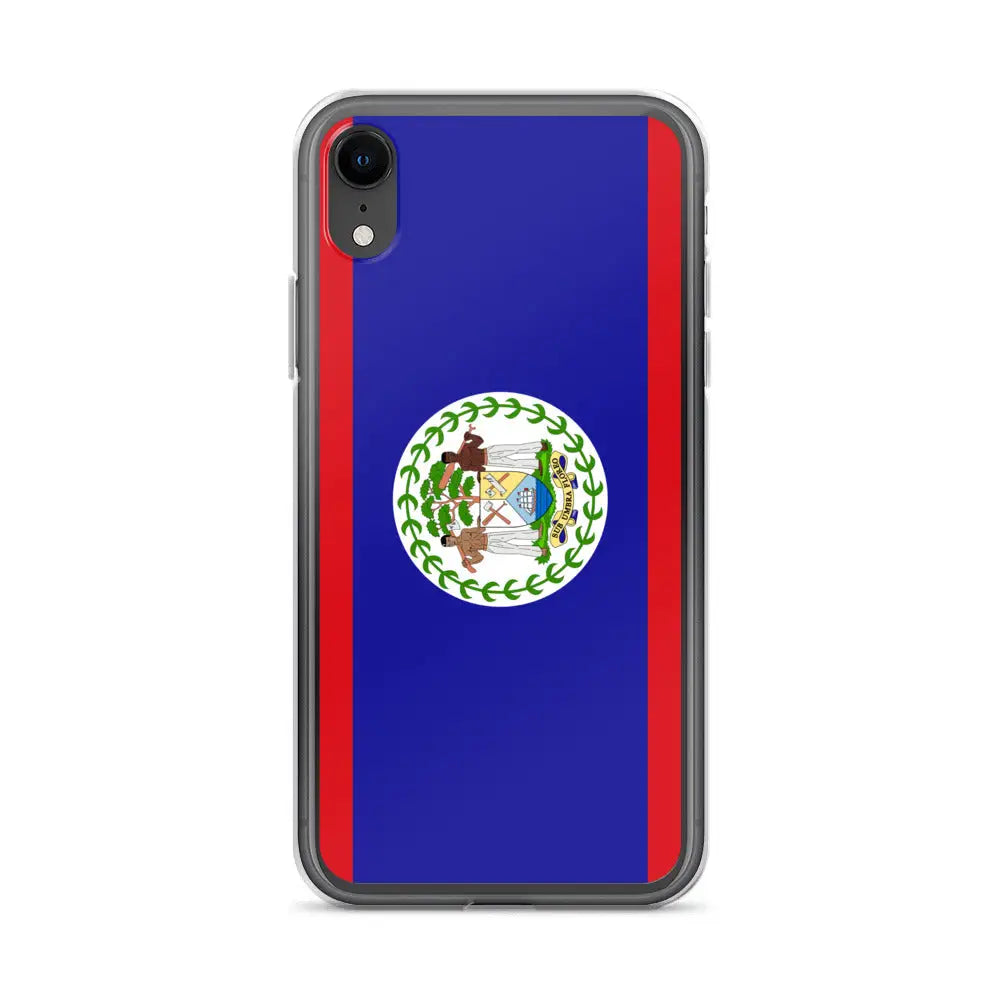 Coque iphone drapeau belize souple résistante antichoc
