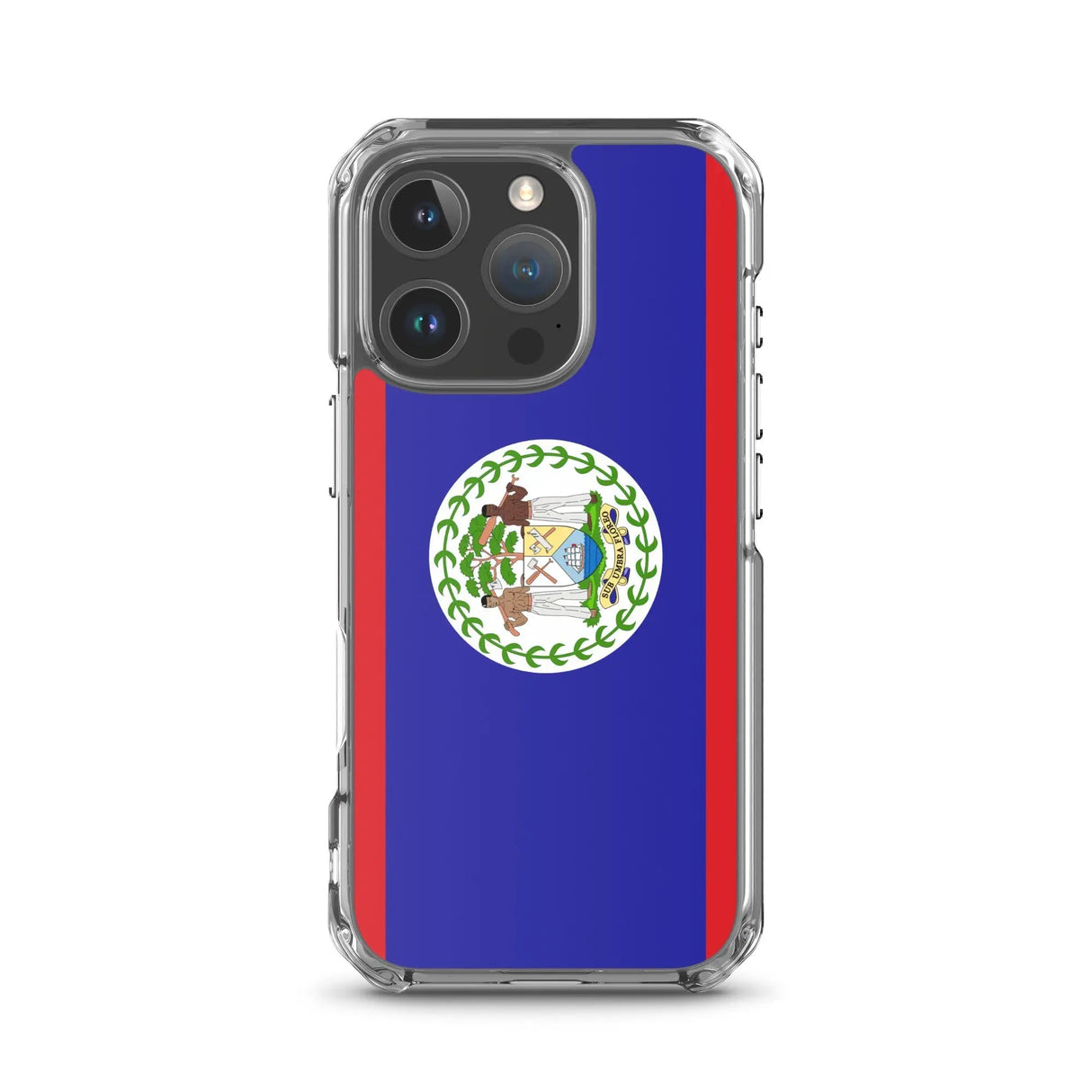 Coque iphone drapeau belize souple résistante antichoc