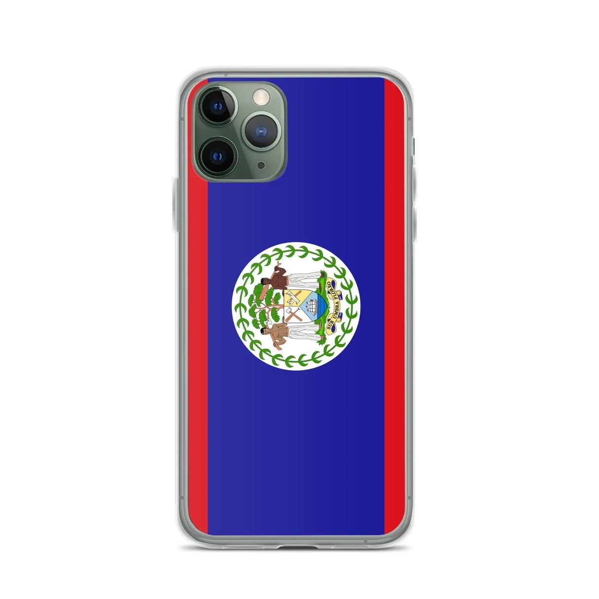 Coque iphone drapeau belize souple résistante antichoc