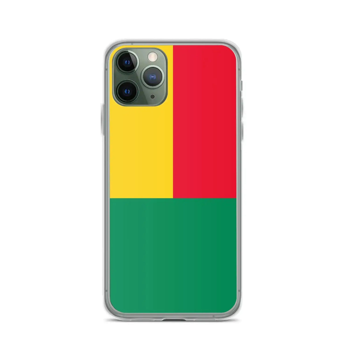 Coque iphone drapeau bénin souple résistante antichoc