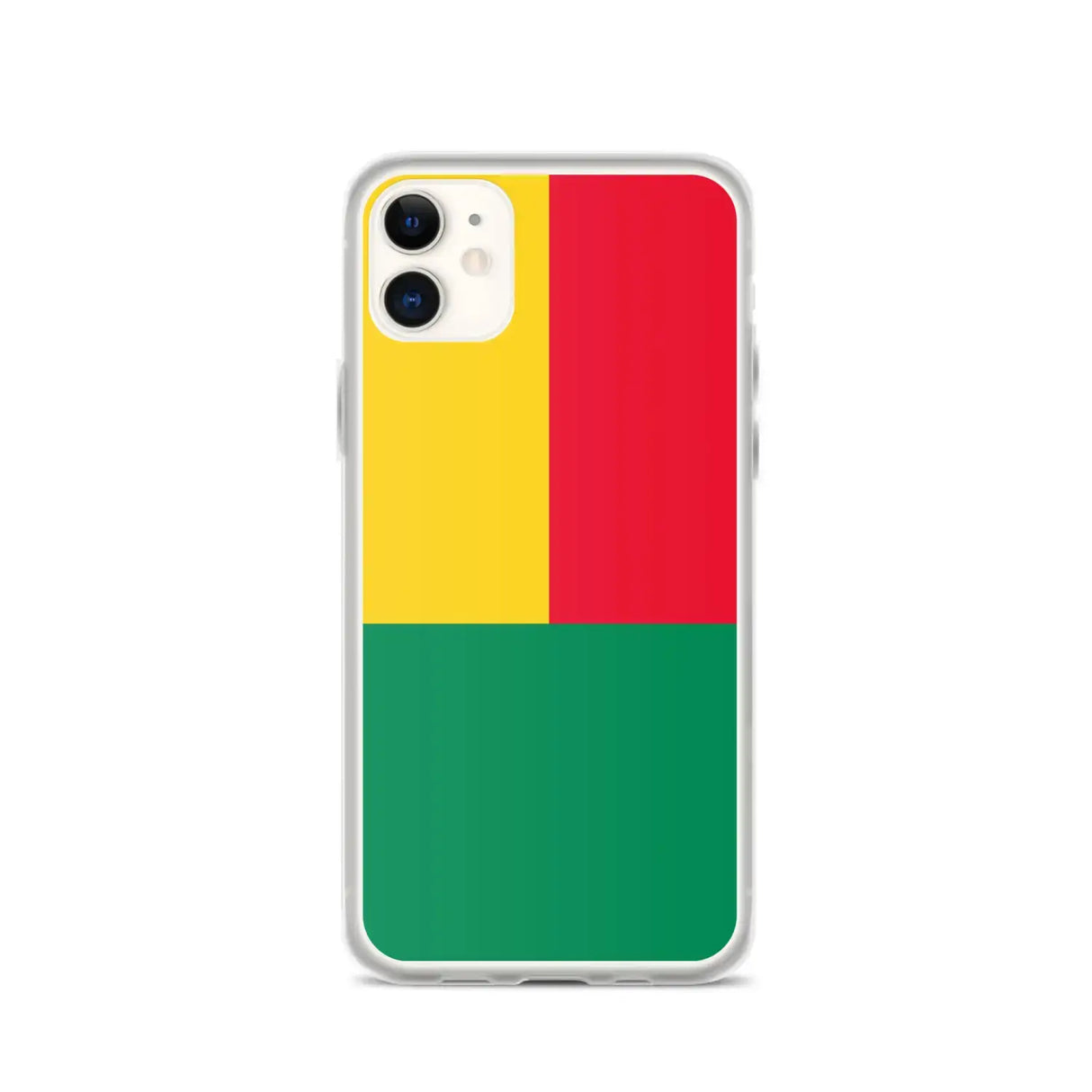 Coque iphone drapeau bénin souple résistante antichoc